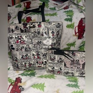 Kate spade Disney tote bag and matching wristlet